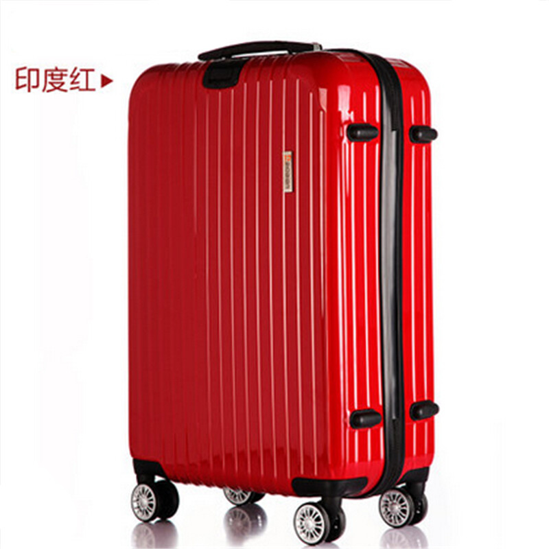 ILELIN夏季新款防爆防盜拉鏈拉桿箱正品男女pc旅行箱登機行李箱子萬向輪托運商務(wù) 天藍色 24寸